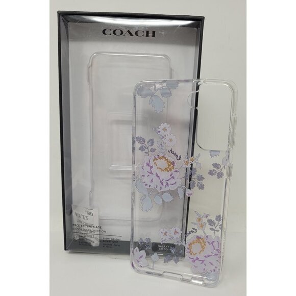 Coach Protective Case for Samsung Galaxy S21 5G / S21 - Moody Floral Purple - Picture 5 of 5